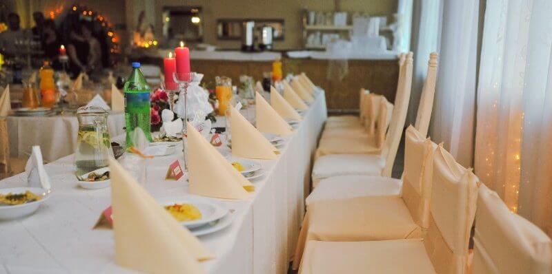 Featured venue dining setup