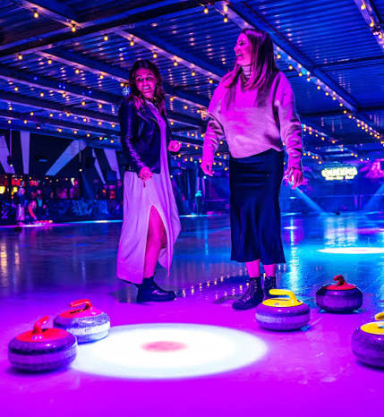 human-ice-curling