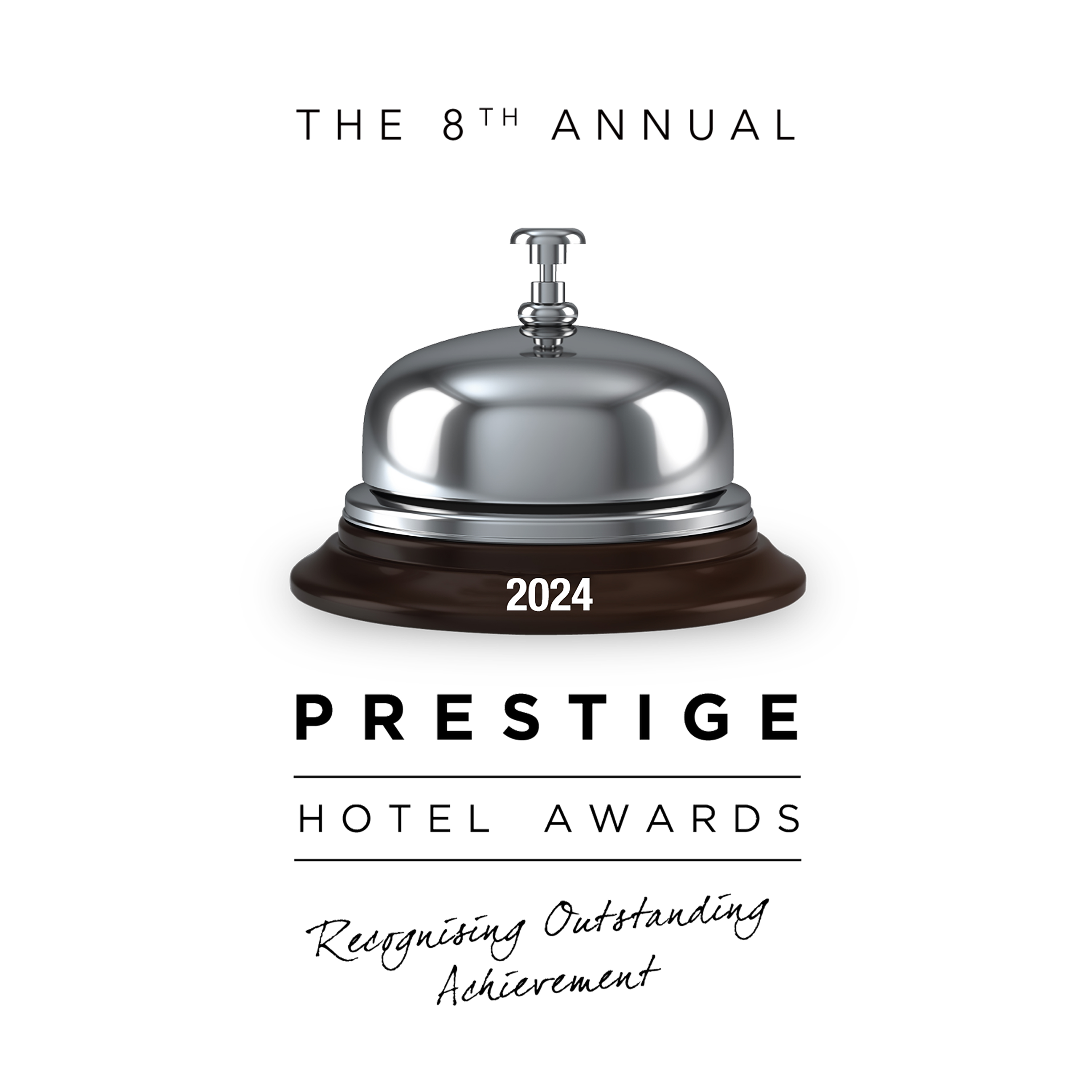 Award graphic for the 8th Annual Prestige Hotel Awards 2024